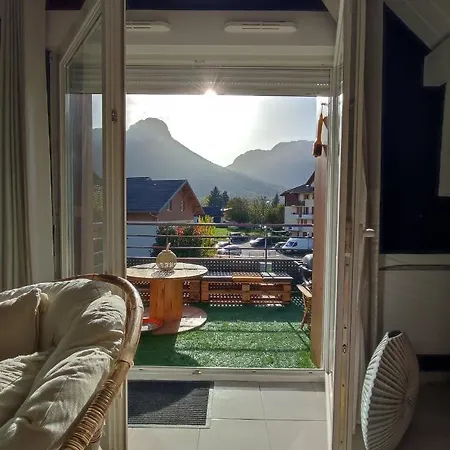 Plein Centre Village, Vue Montagnes, Proximite Immediate Apartment Doussard